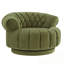 Chaise d'appoint pivotante avec coussin moelleux-1503042192