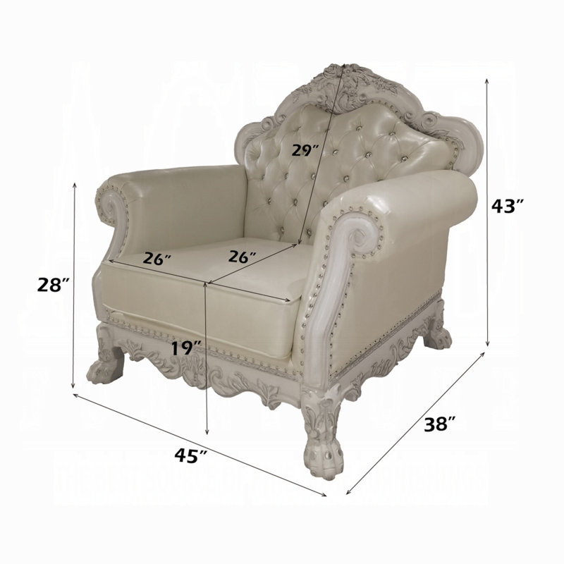 Chaise Dresden avec 2 coussins