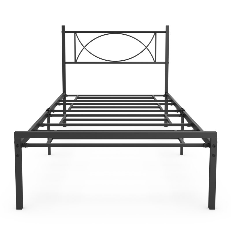 Tulio Metal Slat Bed, Twin