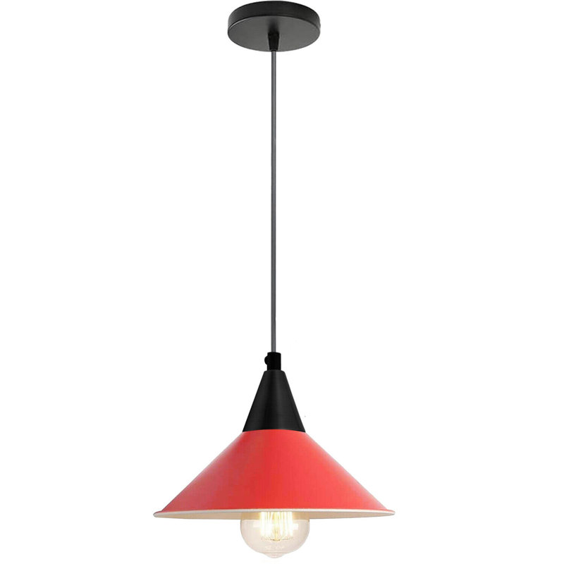 Atterberry 1 - Light Single Pendant, Red