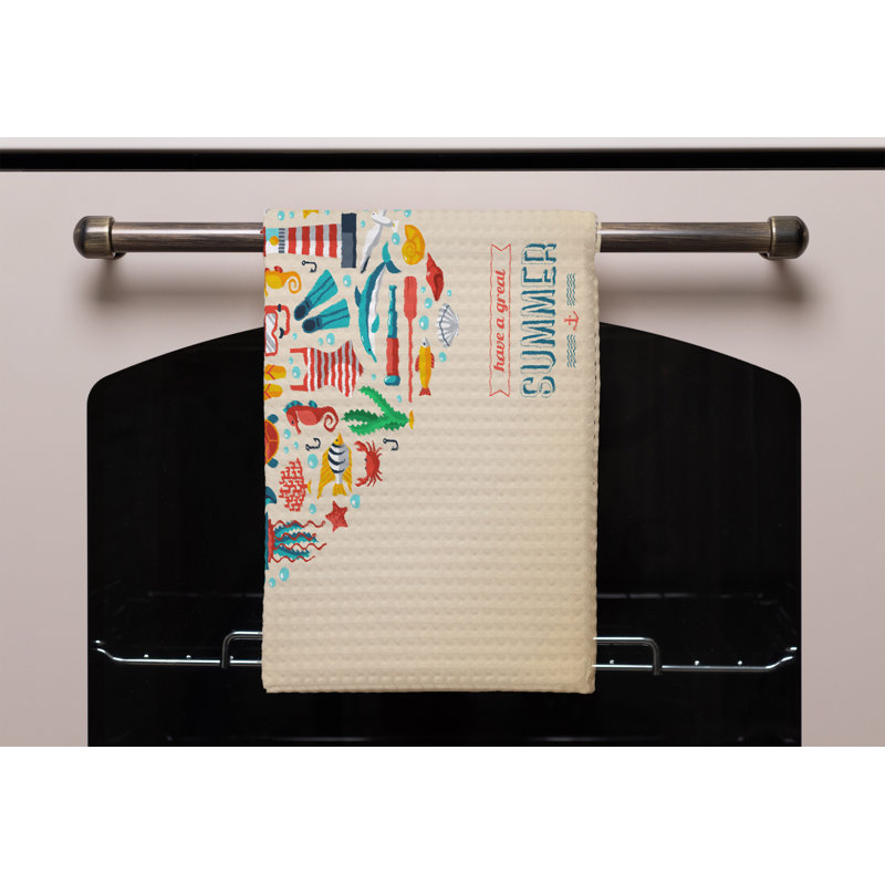 Cotton Waffle Tea Towel Kitchen Towel