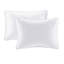 Courtepointe réversible double / grand - rembourrage en coton prélavé matelassé multi-saisonnier blanc avec 2 taies décoratives saisonnières-119449024-119449022