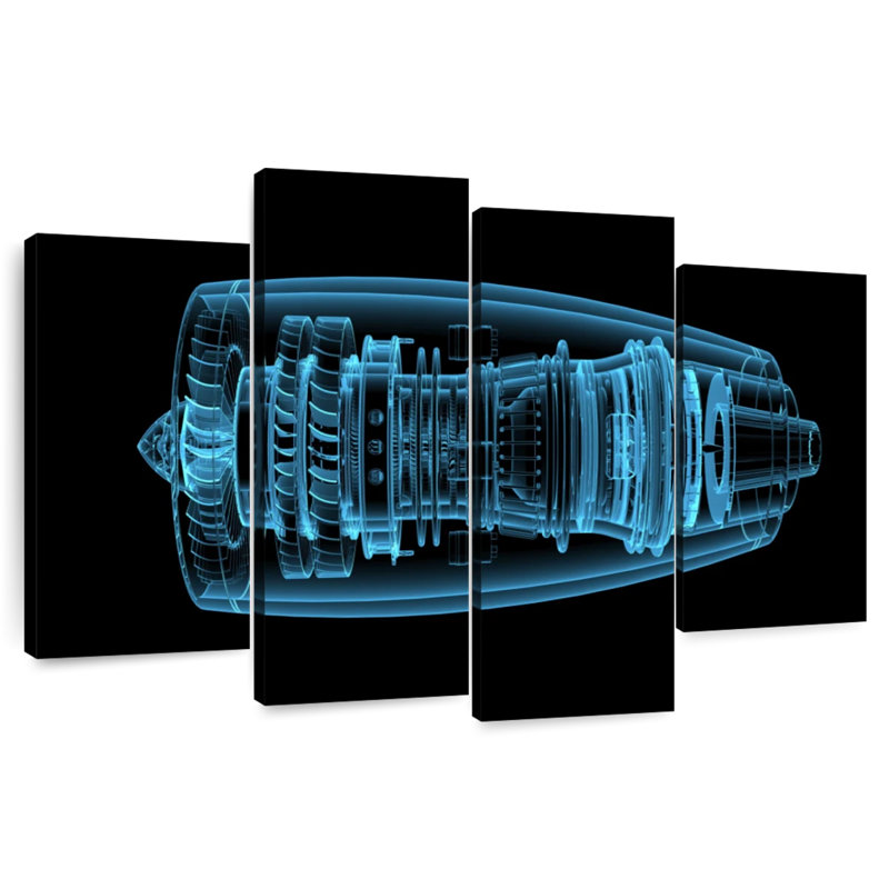Laelle Airplane Engine Structure