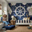 Panneau mural nautique-252349334-252349333