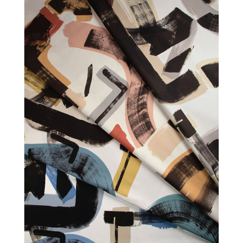 Bleecker Print, Spice/Gold