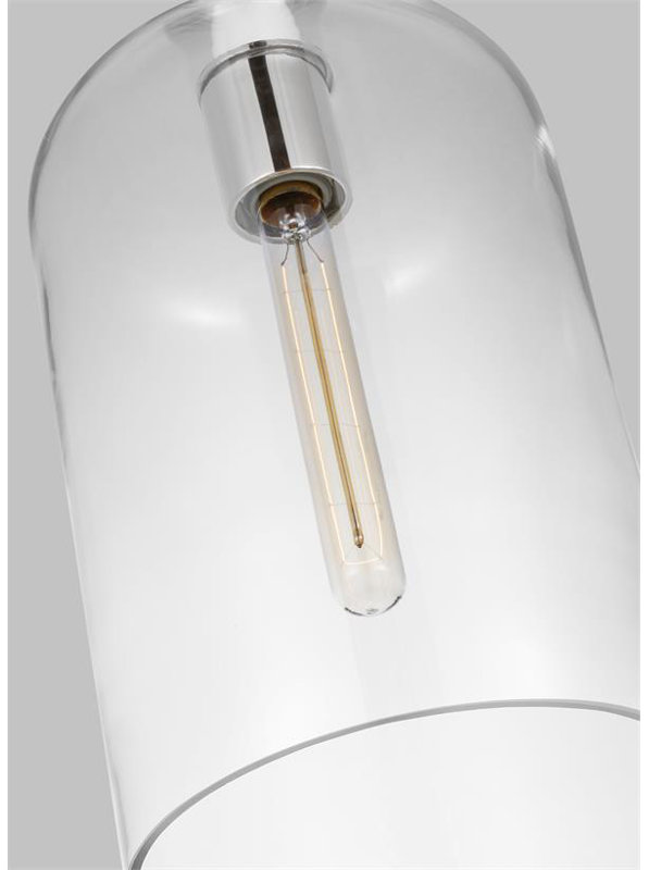 Monroe 1 - Light Pendant, Polished Nickel