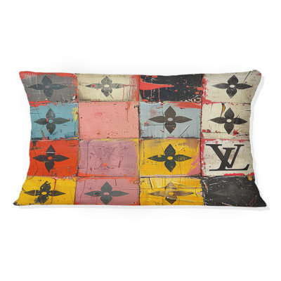 Designer Checkered Board Fashion I - Fashion Pillow