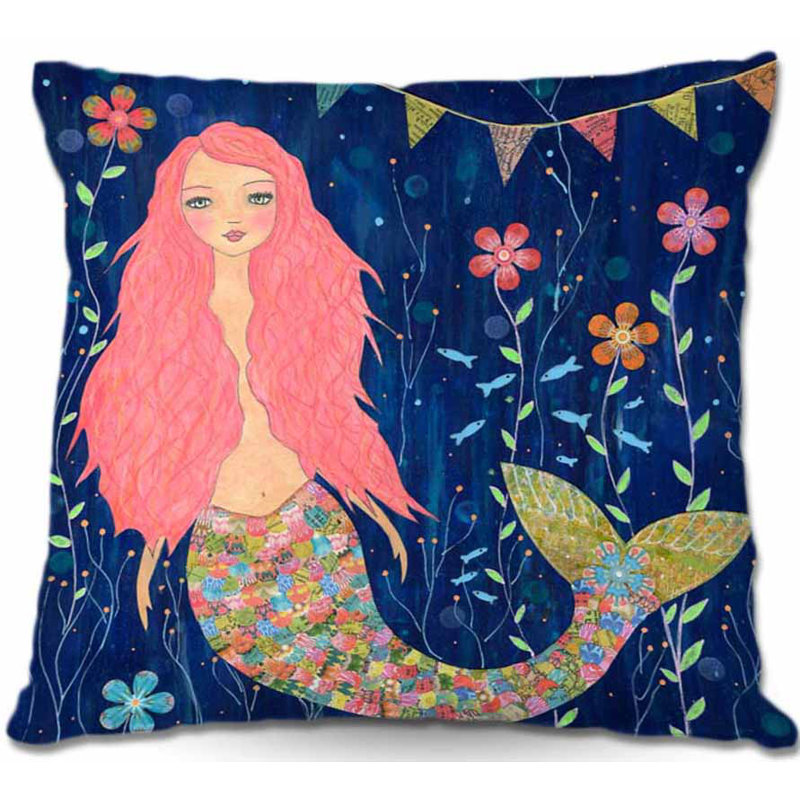 Sascalia Reversible Throw Pillow, 16" H x 16" W x 4" D