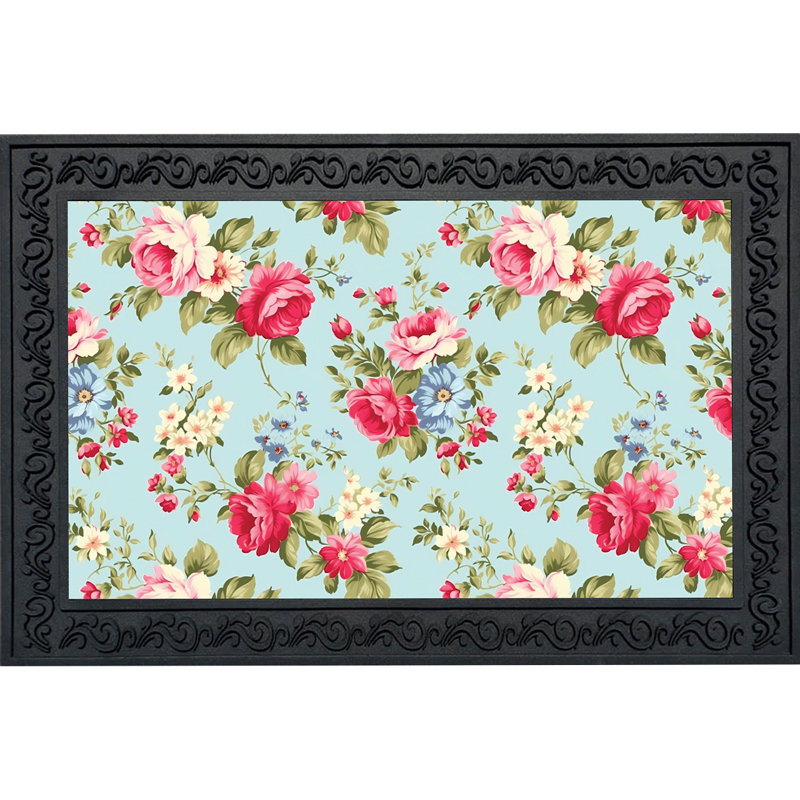 Spring Floral Doormat