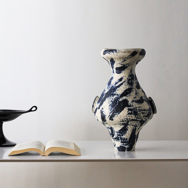 Vases de table en céramique/porcelaine Blue Bud
