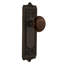 Egg & Dart Plate with Brown Porcelain Door Knob-1863658830-1863658839