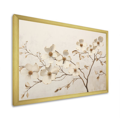 " White Dogwood Blossom Scenery VI "