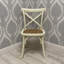 Arnulfo Cross Back Dining Chair, Hand-Finished Distressed Design, Stylish and Comfortable Seating for Any Room-29423220-123844894