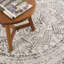 Tapis beige rectangulaire en polypropylène tissé à la machine Moani-91884356