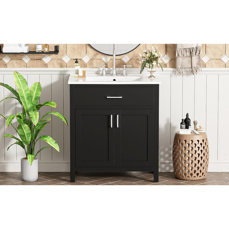 Bathroom Vanity, Black