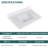 36'' Engineered Stone Single Bathroom Vanity Top with Sink