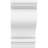 3"W x 4"D x 8"H Standard Scroll Architectural Grade PVC Corbel-33860112