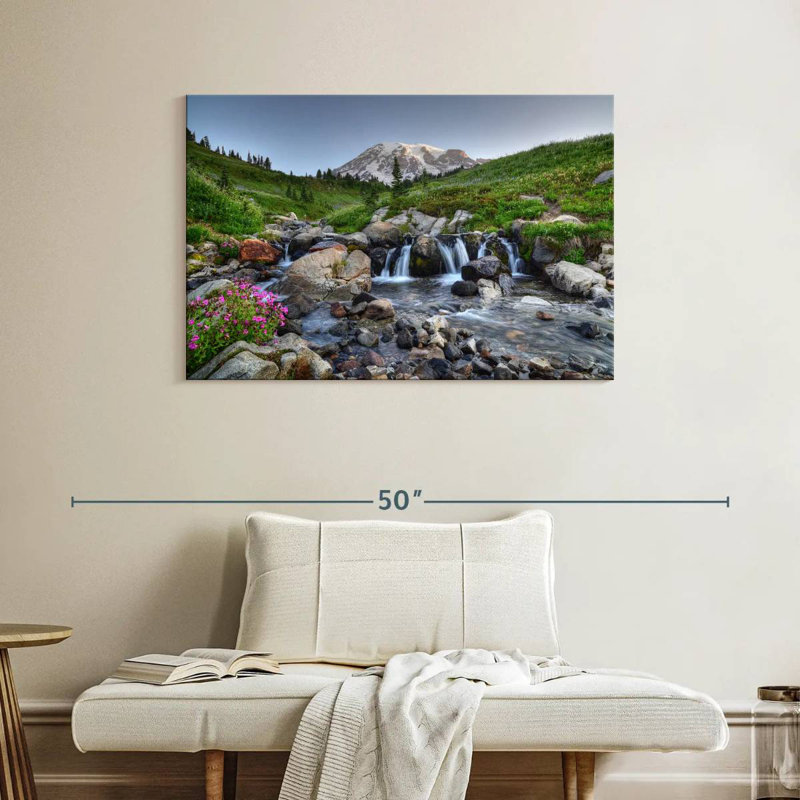 Alvord Cascades par le mont Rainier, H 26 po x l 39 po