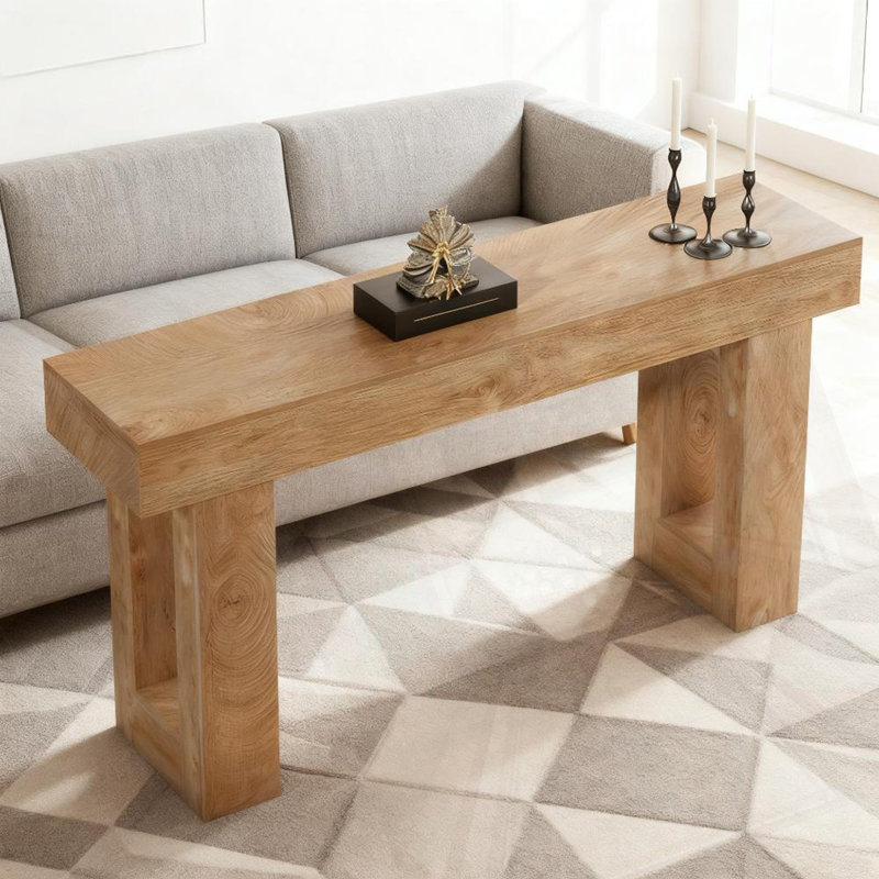 Console en bois, Naturel
