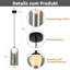 1 - Light Matte Black Cylinder Pendant
