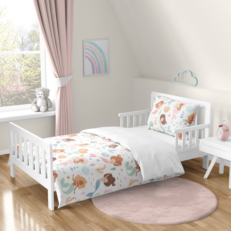 Ensemble de literie pour tout-petits 5 pièces roses et bleues par Sweet Jojo Designs