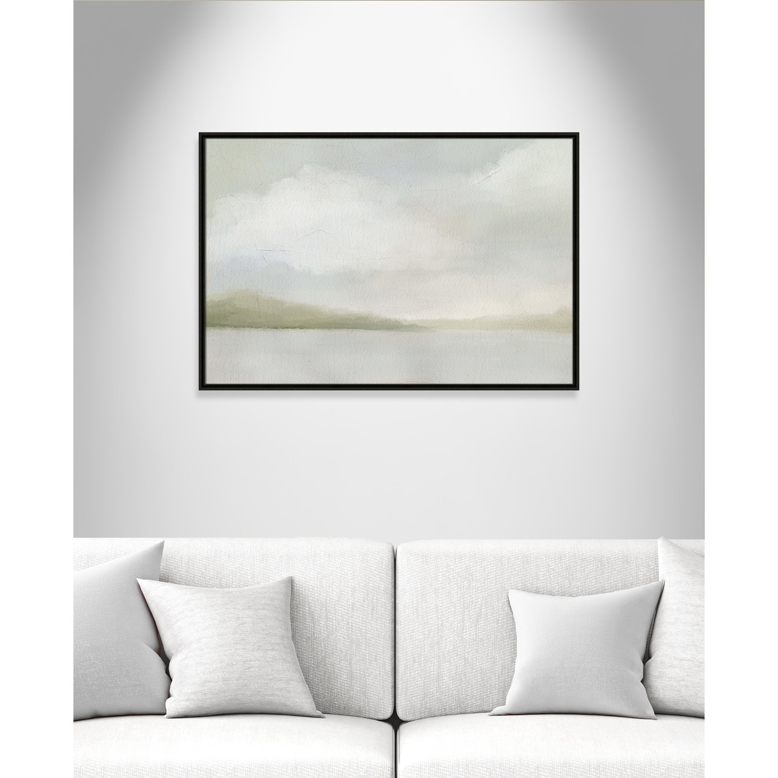 Queensland "A Tranquil Morning" Print, 25.5" H x 37.5" W, Espresso