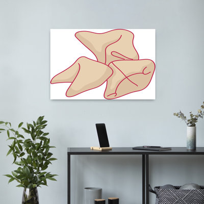 Art mural traditionnel pile de biscuits