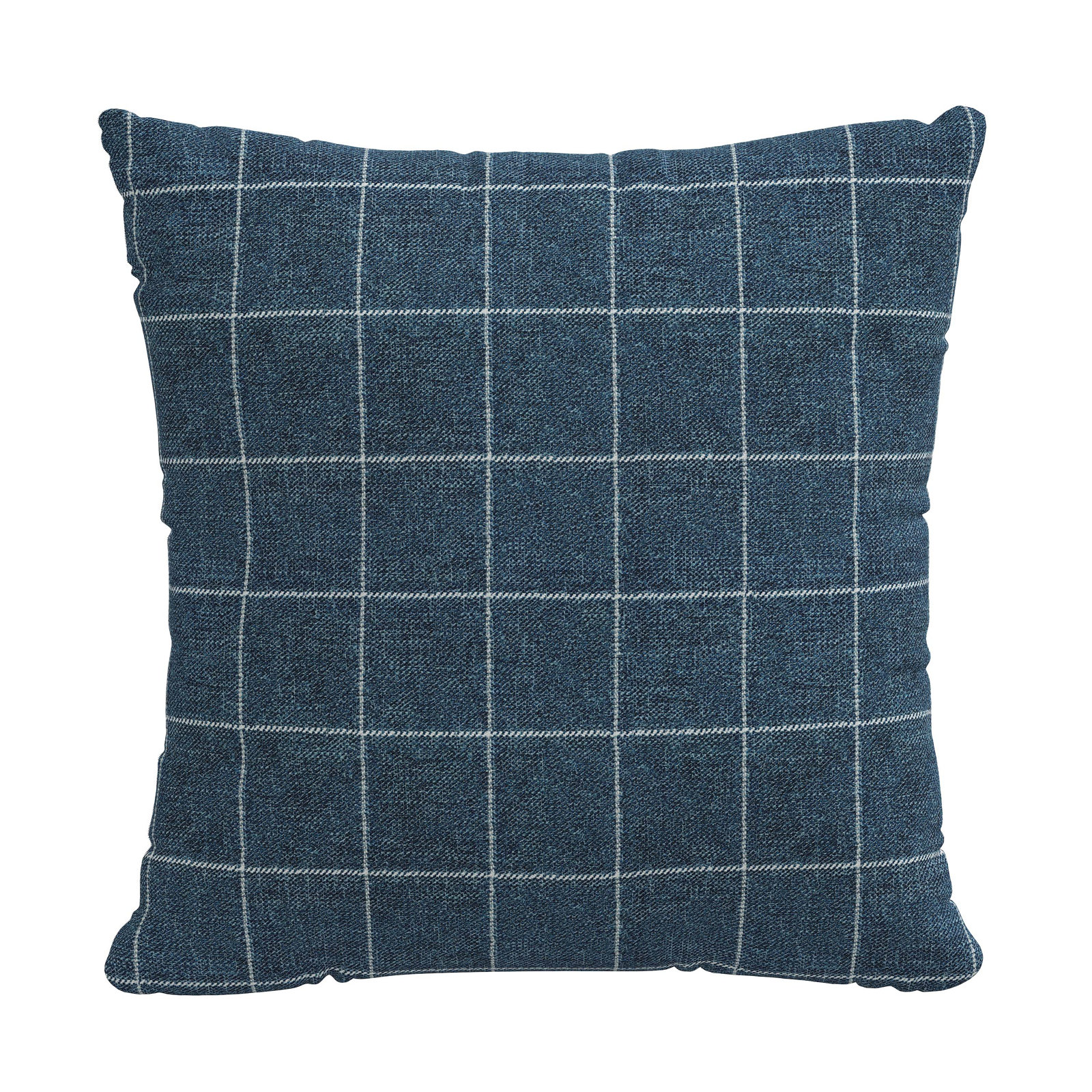 Iver Geometric Cotton Pillow Cover, 18" x 18", Feathers