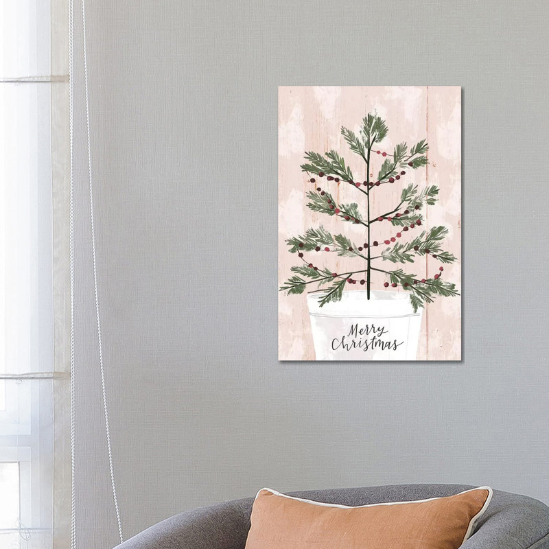 Christmas Fa La La Farm Christmas I 1 Piece Wrapped Canvas Wall Art, 66.04 cm H x 45.72 cm W x 3.175 cm D