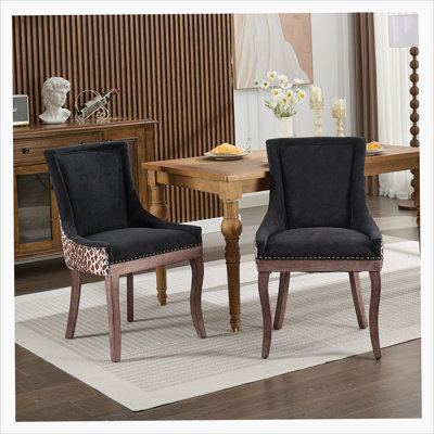 Chaise d'appoint rembourrée bronze