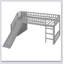 Stairway Loft Bed With Two Drawers And Slide-48176853
