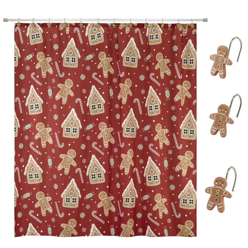 Lilee Shower Curtain & Hook Set