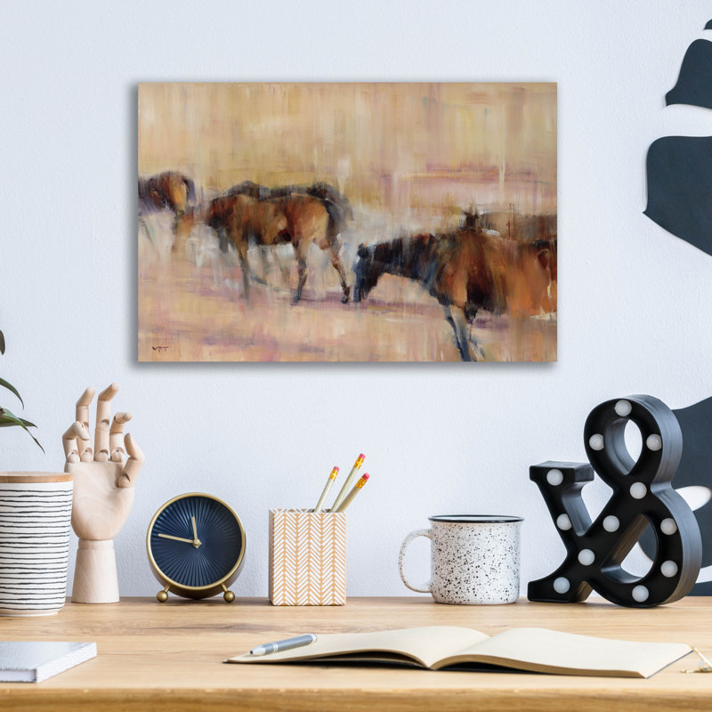 Épique «Kentucky Morning» par Valtcho Tonov, Acry «Kentucky Morning» par Valtcho Tonov, H 12 po x l 16 po x P 0,13 po