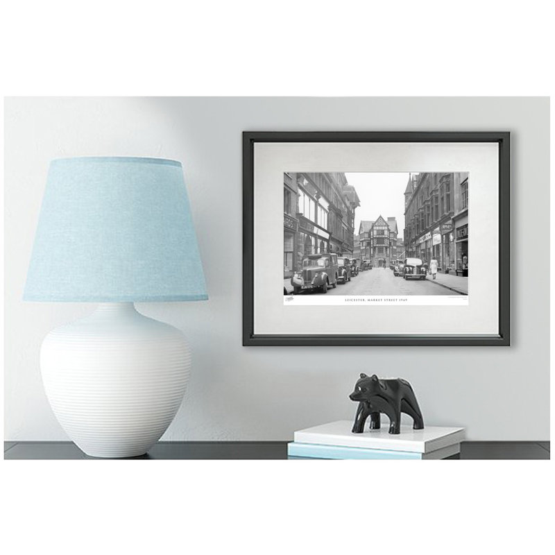 Ombersley, Evangelist's Wagon In The Village 1899 - Single Picture Frame Print, 40cm H x 50cm W x 2.3cm D
