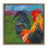 Art mural sur toile flottant, "Expressive Farm Rooster" par Violet Davenport