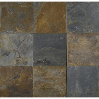 Carreau de plancher et de mur en ardoise calibré 24 po x 24 po California Gold California