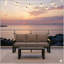 Ensemble de canapé d'extérieur 2 pièces 3 pièces, mobilier de patio en aluminium toutes saisons 75 pouces avec table basse