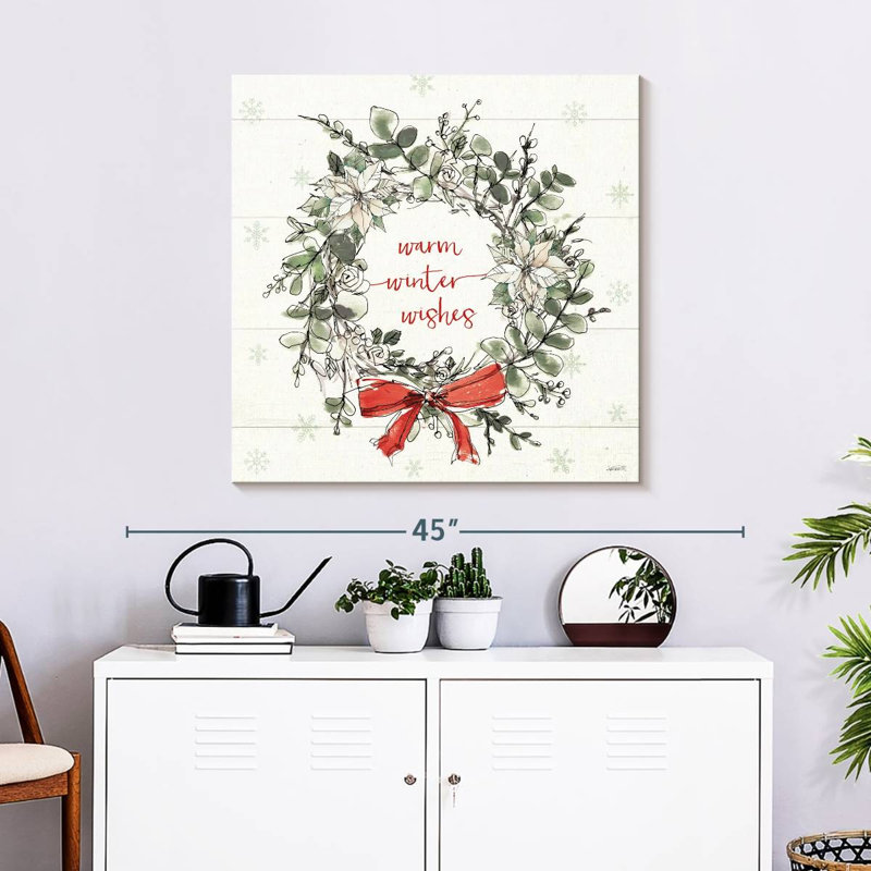 Lelend Modern Farmhouse VII Christmas, H 30 po x l 30 po