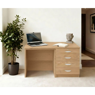 Walshaw Solid Wood Base Writing Desk