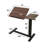 Folding bedside table, mobile rolling laptop stand, tiltable bedside table with wheels, height adjustable tray table-114762527