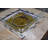 5 lb. Icela 22 in. x 22 in. Square Glass Frame Guard Fire Pit Accessory