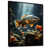 Black Floater Framed