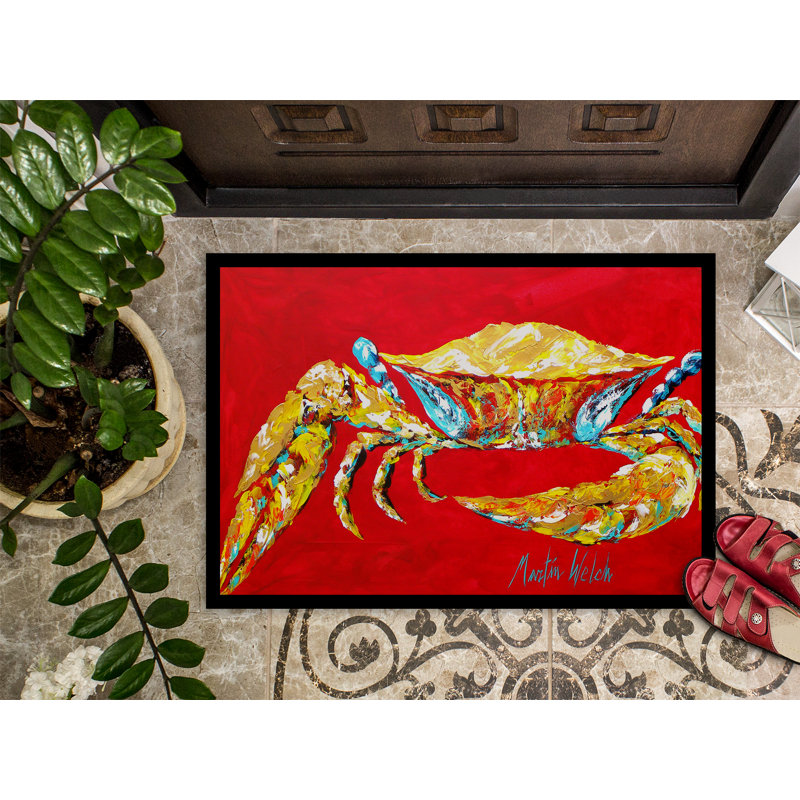Tapis de crabes pour porte crabes et antidérapantes crabes, Rectangle 2 pi x 3 pi