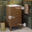 Meuble-lavabo 18 po Cascade en chêne naturel-98796210-105818881
