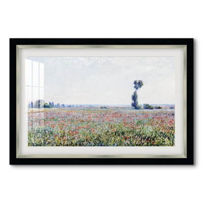 Champ de coquelicots, 1881 - Claude Monet - Reproduction encadrée sur mesure