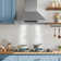 36" 900 CFM Convertible Wall Mount Range Hood with LED Lights & Hands-Free Control