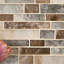  Carrelage mural mosaïque en verre lustré emboîtable 12 po x 13 po-36929934