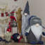 Décoration de table de Noël gnome 20 "gris et bleu