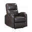 Fauteuil inclinable électrique 1pc recouvert de similicuir