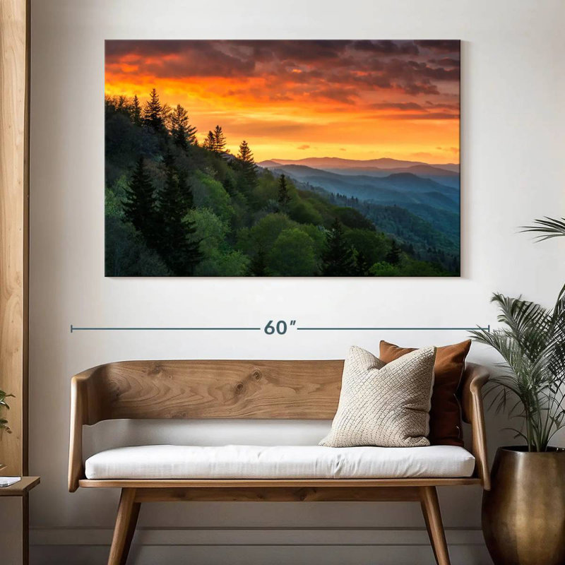 Lever de soleil à Alvord, H 34 po x l 51 po